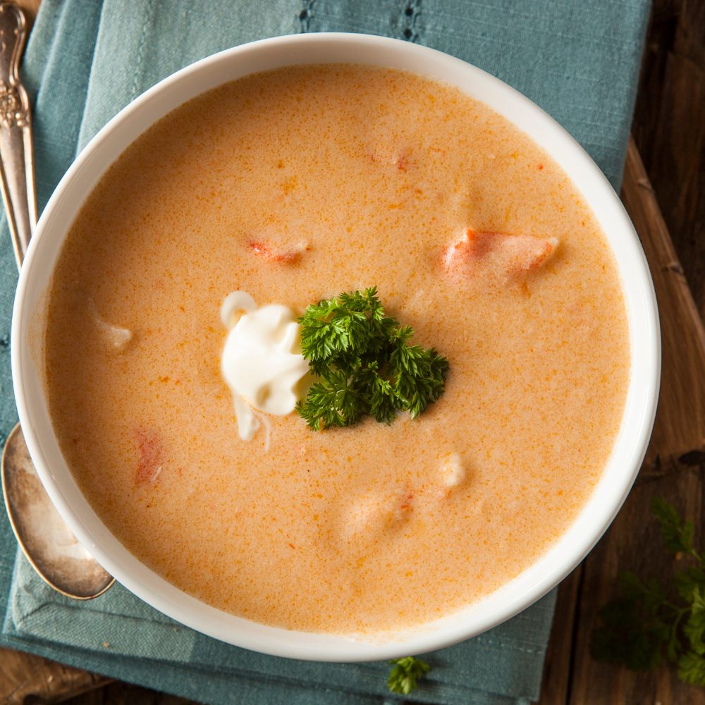 Maine Lobster Butternut Squash Bisque