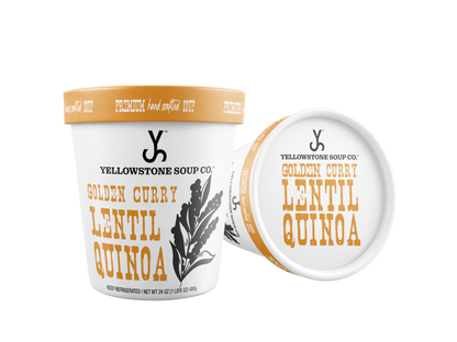 Golden Curry Lentil Quinoa Soup